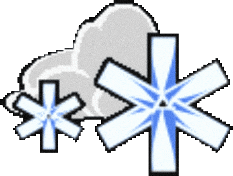 Heavy Snow Sticker by School of Marine and Atmospheric Sciences