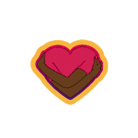 Deep Breath Heart Sticker