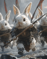 Art Bunny GIF