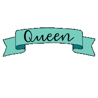Queen Banner Sticker