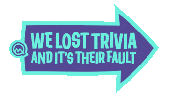 Trivia Blame Sticker by Quiz Meisters