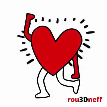 pop art love GIF