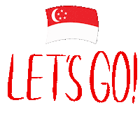 Lets Go Sticker by Team Singapore