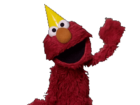 Party Elmo Sticker by Sesame Street