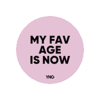 yng-official birthday age longevity yng Sticker