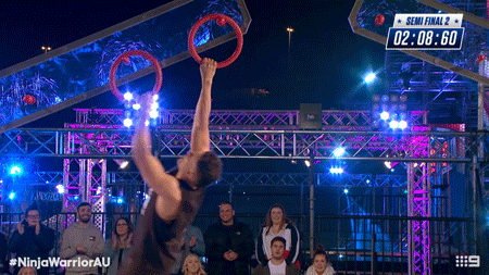 Channel 9 Ninjawarriorau GIF by Australian Ninja Warrior