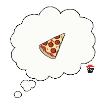 Papa Johns Thinking Sticker by Pizza Hut