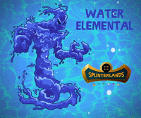 Splinterlands water nft battle trading card GIF