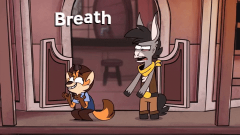 ADHDavy giphygifmaker breath piemations sheriff hayseed GIF