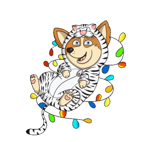 Happy New Year Christmas Sticker