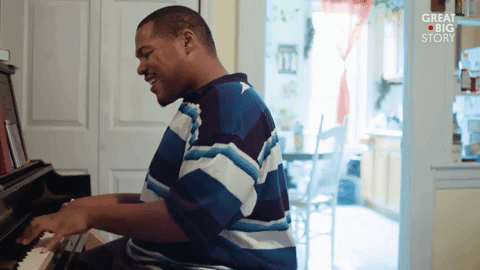 happy piano GIF by Great Big Story