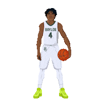 Baylor Bears Basketball Sticker by Panini America