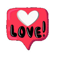 In Love Bubble Sticker