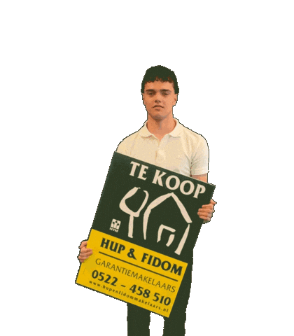 Makelaar Verkocht Sticker by Hup en Fidom Makelaars