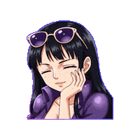 One Piece Robin Sticker by Nur Elena Kar