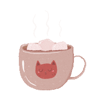 Cat Winter Sticker