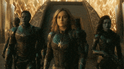 flying captain marvel GIF