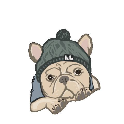 feel_love_sketch giphyupload dog bulldog собака Sticker