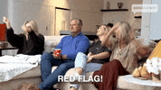 Red Flag Wave GIF by Gogglebox Australia