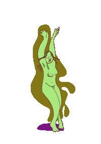artluisabc dance baile feminism bailando Sticker