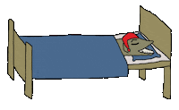 tired pike Sticker by Angry Duck