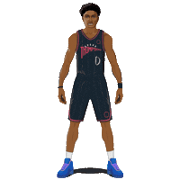 Detroit Pistons Basketball Sticker by Panini America