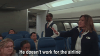 He Doesn't Work For The Airline