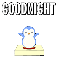 Excited Good Night Sticker by Pudgy Penguins
