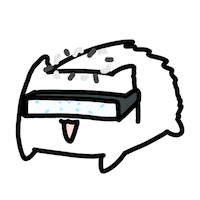 Cat Himari Sticker by circlecan