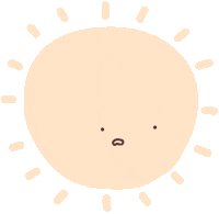 summer face Sticker