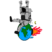 Earth Planet Sticker