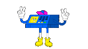 Happy Fun Sticker by #EuEstou