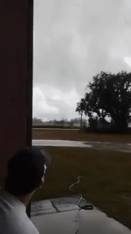 Possible Tornado Causes Damage in Bainbridge, Georgia
