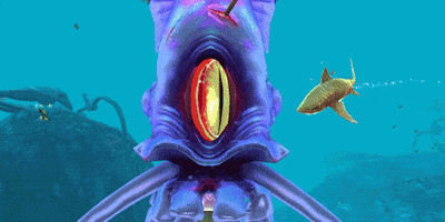 hungry-shark game ouch shark sharks GIF