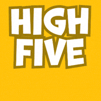 High Five Go Team GIF by bad egg co