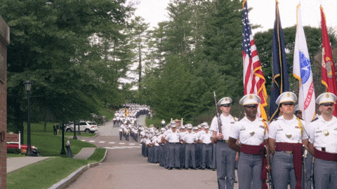 Armed Forces Alumni GIF by Norwich University