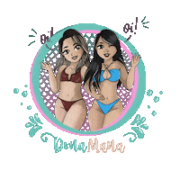 Beach Modapraia Sticker