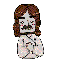 jesus yes Sticker by Florens Debora