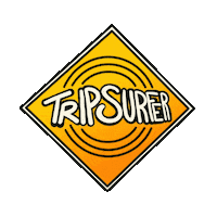 TripSurferco sign street slow caution Sticker