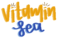 Orange Sea Sticker
