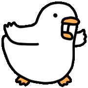 Weishasha what why duck look around Sticker
