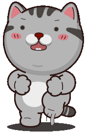 Happy Cat Sticker by VITA VITA ‧ 塔仔不正經