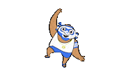 Cartoon Jumping Sticker by Srutonim
