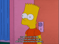 happy bart simpson GIF