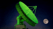 JHUAPL full moon green light jhuapl satellite dish GIF