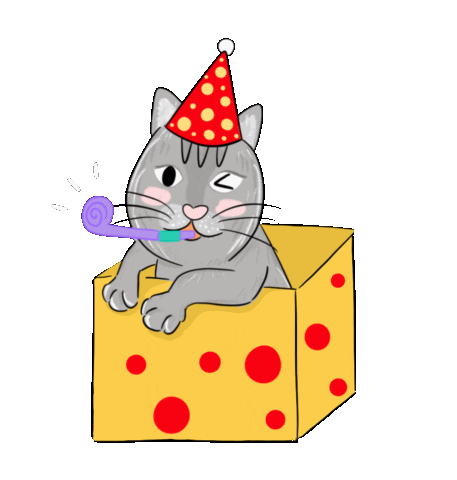 Celebrating Happy Birthday Sticker by lalalove