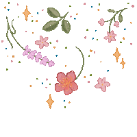 Rainbow Flowers Sticker