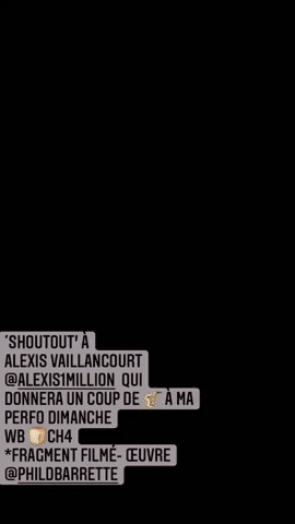'Shoutout' Alexis Vaillancout @alexis1million