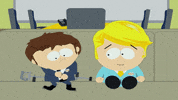 butters stotch drinking GIF by South Park 