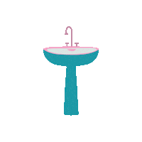 Interior Design Bath Sticker by Eternedile